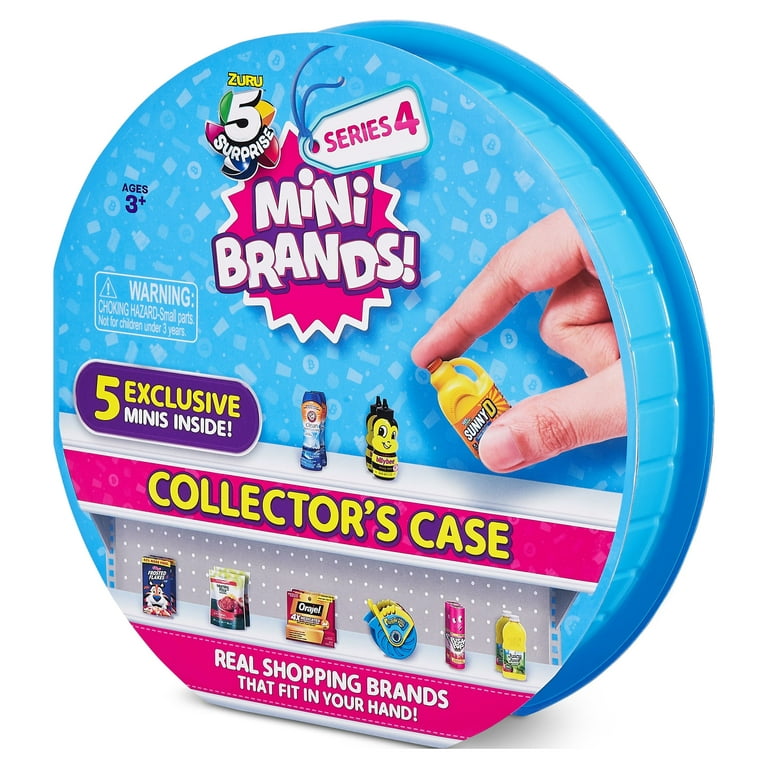 Mini Brands Series 4 Collectors Case with 5 Exclusive Minis by Zuru