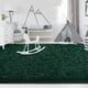 thumbnail image 4 of Alfombra FlyDoit de peluche Shaggy de 152 x 24 cm, color verde oscuro, 4 of 9