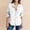 White, variant on Women’s Heart Print Shirts Button down Loose Lapel Collar Long Sleeve Blouses Versatile Business Casual Tops