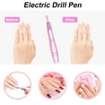 thumbnail image 3 of Tignapoo Portable USB Rechargeable Nail Drill Pen with Adjustable Speed, Mini Electric Polisher for Manicure and Pedicure, Includes 11 Grinding Bits, Available in Gold, Perfect for Home and Salon Use, 3 of 6