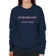 thumbnail image 1 of Stranger Things Arbre Fond Chandail en Molleton pour Femmes, 1 of 3