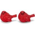 thumbnail image 3 of Napco - Red Glitter Cardinal Figurines 2 Assorted Poses, 4x3, 3 of 6