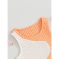 thumbnail image 5 of Bagilaanoe 2pcs Toddler Baby Girl Boys Shorts Set Contrast Color Sleeveless Tank Tops + Shorts 9M 12M 18M 24M 3T 4T Kids Casual Summer Clothes, 5 of 8