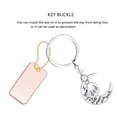 thumbnail image 2 of kurtrusly Key Chain Alloy Pendant Keyring Woman Key Holder Decor Key Ring Party Wedding Gift, D1002-Dad, 2 of 7