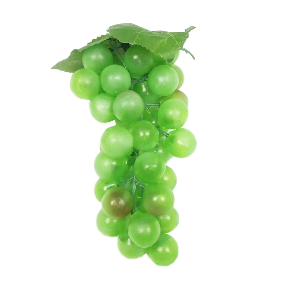 Artificial Grape Simulation Fruit Decor Photo Snapshot Sketch Prop Table Ornament Foam Fake Fruit, Green