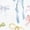Watercolor Bow, variant on Ekouaer Womens Satin Silky Pajama Set Short Sleeve Shirt with Long Pajama Pant Set Soft PJ Loungewear