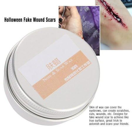 Dilwe Professional Stage Fake Wound Scars Wax Makeup Wax, Fake Wound Scars, Makeup (Best Way To Make Thc Wax)