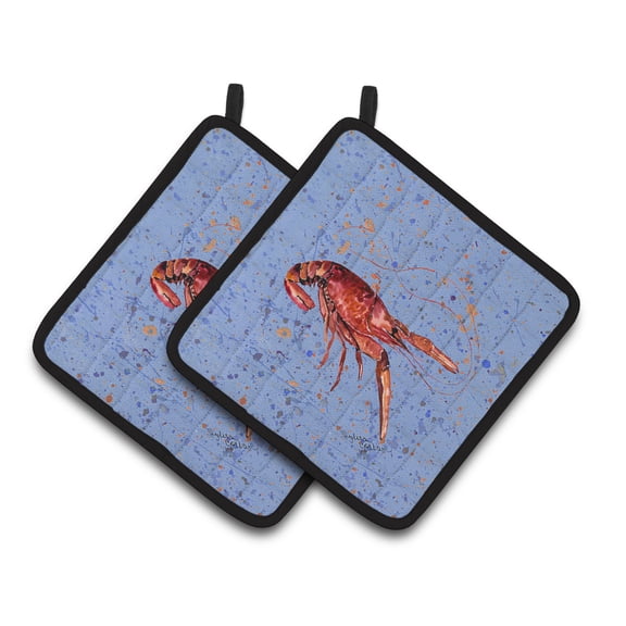 Crawfish Pair of Pot Holders