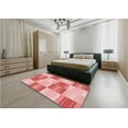 thumbnail image 4 of Ahgly Company Indoor Round Patterned Pastel Pink Area Rugs, 5' Round, 4 of 6