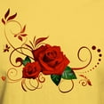 thumbnail image 3 of CafePress - Red Roses Light T Shirt - Men's Classic Graphic T-Shirt, 3 of 4