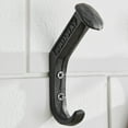 thumbnail image 3 of Danya B. Black Cast Iron Railway Spike Wall Mount Hook Set (Set of 6), 3 of 11