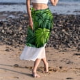 thumbnail image 6 of Frond Chic Chiffon Beach Dress with Polyester Straps - for Beach Skirts, 6 of 6