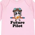 thumbnail image 4 of Inktastic Boys Future Pilot Panda Boys Long Sleeve Baby Bodysuit, 4 of 5