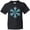 AB-Black, variant on Inktastic Icy Blue Winter Snowflake Youth T-Shirt