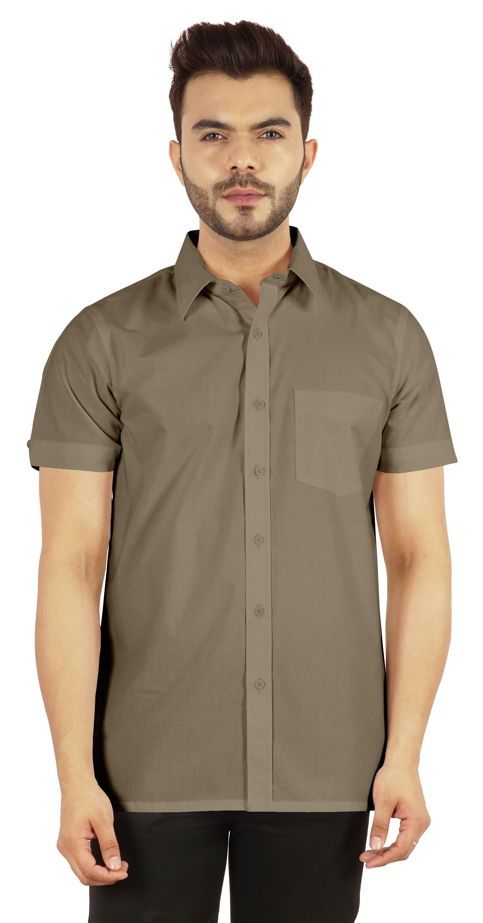 Details about   Levis Men's Woven Short Sleeve  Button Front Shirt  with Pocket $42 