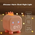 thumbnail image 2 of Cre-Heaven Dinosaur Alarm Clock Kids Intelligent Electronic Clock Night Light Time Alarm Clock, 2 of 6