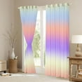 thumbnail image 3 of Homewish Watercolor Tie Dye Black Out Curtains For Female Men Adults,Abstract Ombre Curtains Pack of 2 (42x63 Each),Gradient Vintage Aesthetic Bedroom Curtains,Luxury Bedroom Decor, 3 of 6
