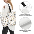 thumbnail image 3 of Disketp I Love Dogs Bolsa Tote Estampada para Mujer, Bolso de Hombro y de Mano para Compras y Viajes, 3 of 8