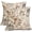 Brown Dark Grey-floral, variant on Brown Vintage Floral Pillow Covers 18x18 Inch Set of 2, Grey Gray Antique Flower Block Print Pattern Decorative Throw Pillowcases Outdoor Farmhouse Cushion Covers Art Decor for Sofa Couch Bed