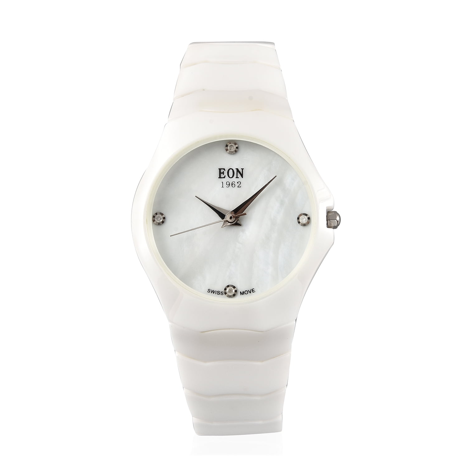 Shop Lc Women Real Diamond Eon 1962 Watch With Ceramic Strap Butterfly Buckle Walmart Com Shop Lc Women Real Diamond Eon 1962 Watch With Ceramic Strap Butterfly Buckle Walmart Com