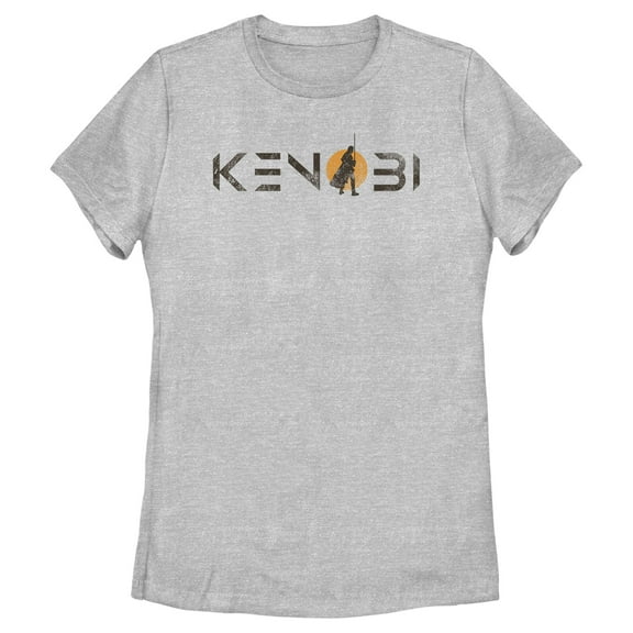Women's Star Wars: Obi-Wan Kenobi Vintage Silhouette Kenobi Sunset Graphic Tee Athletic Heather X Large
