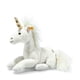 thumbnail image 1 of Cuerno de peluche Steiff Unica con forma de unicornio blanco metalizado, 28 cm, 1 of 6