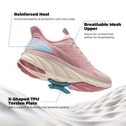 ALLSWIFIT Women’s Slip-On Walking & Running Shoes – Comfortable, Breathable, Non-Slip Tennis Sneakers for Gym, Workout, Cross-Training, and Casual Wear
