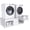 White, variant on GDLF Washer and Dryer Pedestals, Universal Washer and Dryer Stand with Pull-Out Shelf