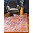 thumbnail image 3 of Unique Loom 3123879 Tapis Rectangulaire Alto Austin 8 x 10 Pi., Pêche, 3 of 10