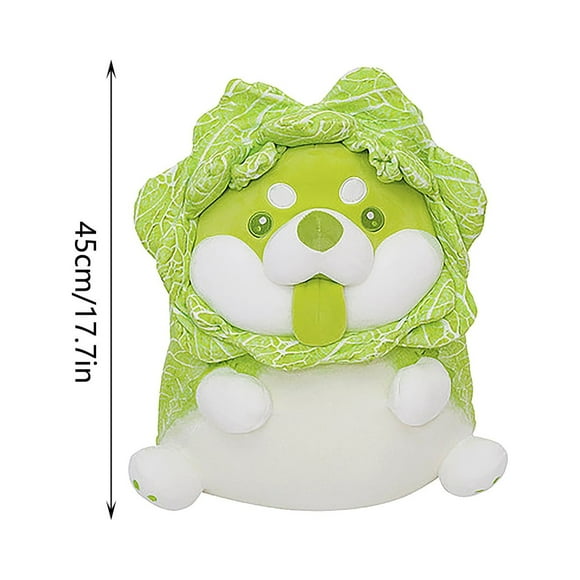 tumgatte Vegetable Cabbage Dog Doll Pillow Birthday Gift Girl Bed Doll Sleeping Doll 45CM Wal&mart Deals