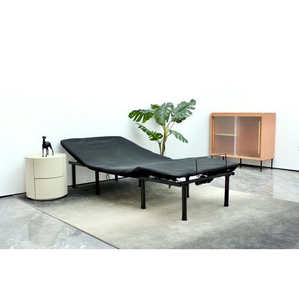 Adjustable Bed Base Motorized Head and Foot Incline Quick and Easy