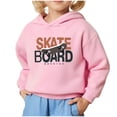 thumbnail image 3 of QIPOPIQ Sweat à Capuche pour Filles Imprimé Graphique Rétro Confortable avec Poche Pull 1-12 Ans Vêtements d'Hiver pour Enfants Liquidation, 3 of 8