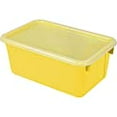 thumbnail image 2 of Storex Industries STX62410U06CBN Classroom Small Cubby Bin with Cover, Yellow - Pack of 3, 2 of 2