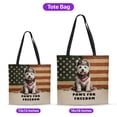 thumbnail image 5 of Freedom Paws Patriotic West Highland White Terrier Vintage Memorial Day All Over Print 3D Canvas Tote Bag Westie Westy Dog Lover Reusable Handbag - 12006, 5 of 5