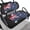 Splatter-style Australian Flag Print, variant on Pzuqiu Neon Lightning Golf Cart Seat Cover Set - Breathable Stretchable Protector | All-Weather Fit for EZGO, Club Car & Yamaha 2-Seater Carts