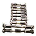 thumbnail image 1 of ZheElen 9pcs Wheelbase Steering Link Rod Set For WLtoys 1/10 K949 RC Car Accessories Titanium, 1 of 1