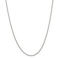 thumbnail image 1 of 14K White Gold 1.5mm Solid Polished Cable Chain Anklet 9 Inch, 1 of 5