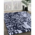 thumbnail image 2 of Ahgly Company Indoor Rectangle Patterned Night Blue Area Rugs, 6' x 9', 2 of 6