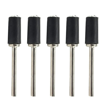 

5Pcs Rubber Mandrel 1/8Inch Grinder Drum Sandpaper Circle Kit for Rotary Tool