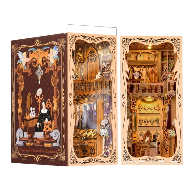 Kit de cuadernillo para casa de muñecas en miniatura, guardarropa de la duquesa MiniCity