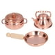 thumbnail image 1 of 3 uds 1:12 casa de muñecas miniatura bronce sartén olla hervidor cocina Kit de cocina juego de utensilios de cocina, 1 of 8