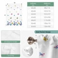 thumbnail image 6 of Vintage Colorful Butterfly Balloon Curtains 63 Inch Length for Living Room/Bedroom, Watercolor Butterflies Farmhouse Rod Pocket Privacy Door Curtains Decorative Tie Up Shade for Window 52"x63", 6 of 8