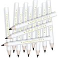 thumbnail image 1 of 50 Pieces White Half Pencils Happily Ever After Pencils with Eraser White Pocket Pencils Mini Golf Pencils Hexagonal Pre-Sharpened Pencils for Kids Students Children, 3.4 Inch, 1 of 7