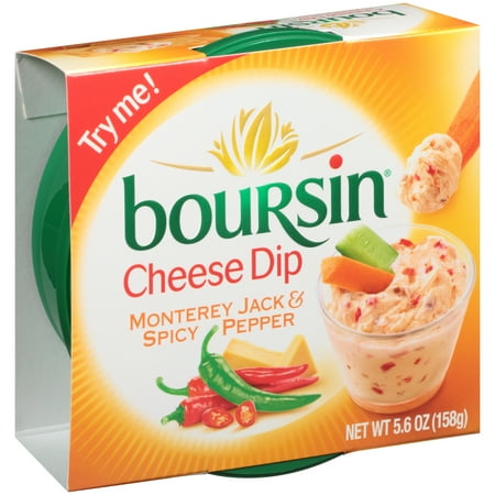 Boursin Monterey Jack Spicy Pepper Cheese Dip 5.6 oz. Tub Walmart.com Boursin Monterey Jack Spicy Pepper Cheese Dip 5.6 oz. Tub Walmart.com