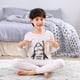 thumbnail image 3 of Conjunto de pijamas de manga larga para niños y niñas, ropa de dormir de algodón de invierno, pijamas de Navidad de dibujos animados de gato, 3, 5, 7, 9, 11T, 3 of 4