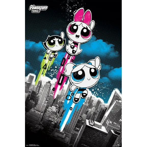 Powerpuff Girls - Flight Laminated Poster Print (22 x 34)