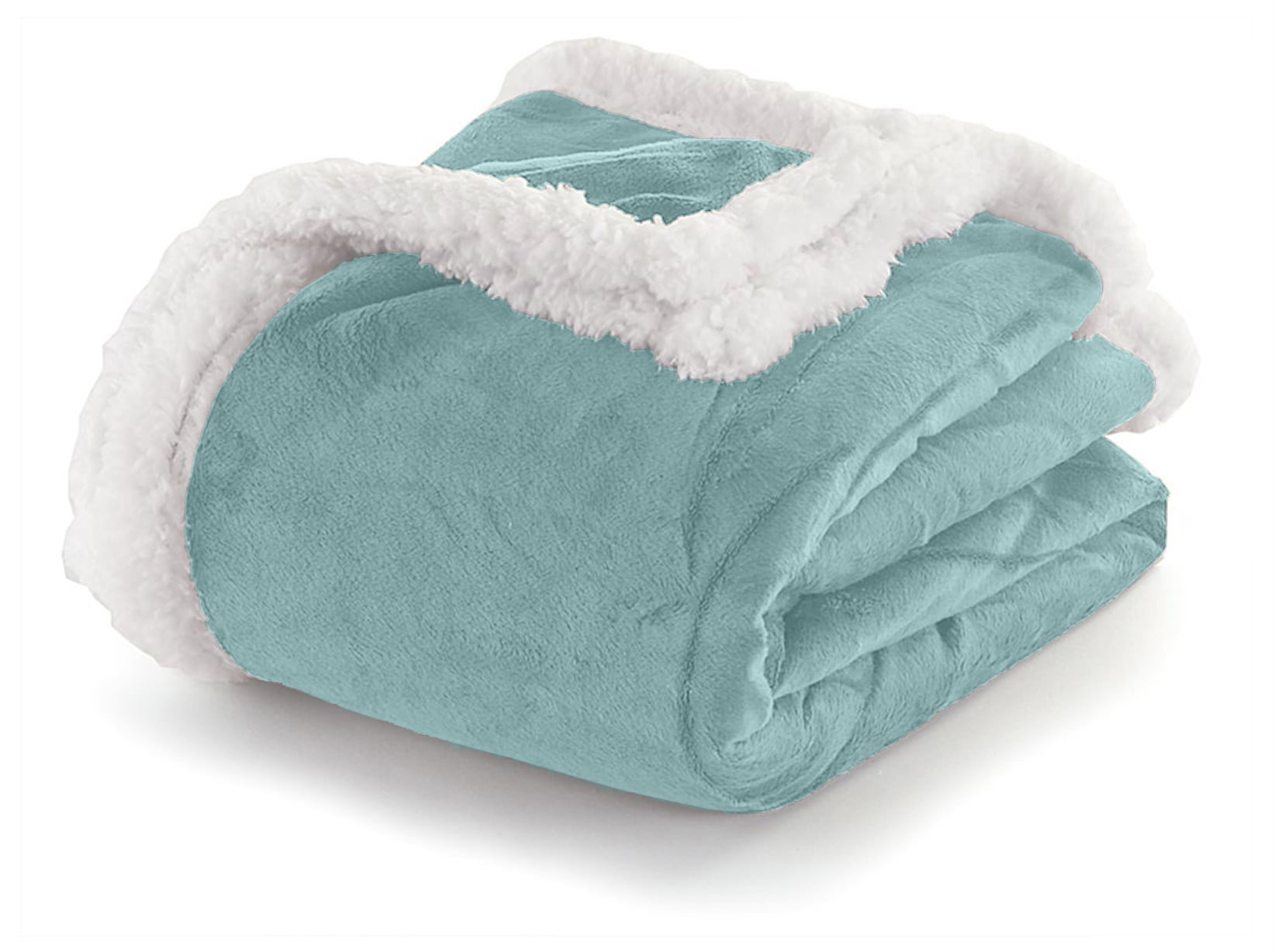 Teal Farmhouse Ombre Throw Blanket Flannel Fleece Blanket Sofa Bed Baby Lightweight Blanket for Women Adult Girl 60 x 50 Turquoise Gradient Hazy Color Microfiber Nap Blanket for Couch