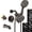 Oil Rubbed Bronze, variant on EMBATHER Oil Rubbed Bronze Bathtub Shower Faucet Set with Dual Shower Heads - Pressure-Balanced Valve & Anti-Scald Protection (Complete Installation Kit)
