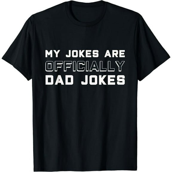 Mens Pregnancy Announcement "My Jokes Are Officially Dad Jokes" T-Shirt