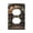 Duplex, variant on Modern 1-Gang Duplex Wall Plate Electrical Switch Cover Outlet Switchplate, Bookshelf Library Stained Glass